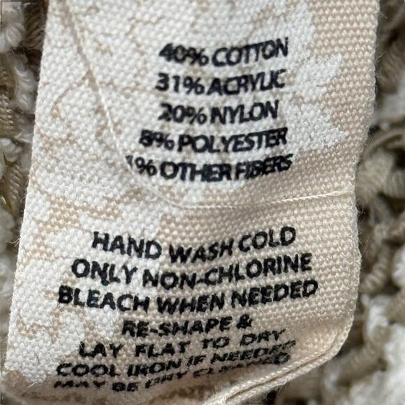 Soft Surroundings Lucie Striped Open Long Knit Cardigan Sweater Cotton Blend S - Picture 15 of 16